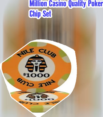 Casino quality poker chips