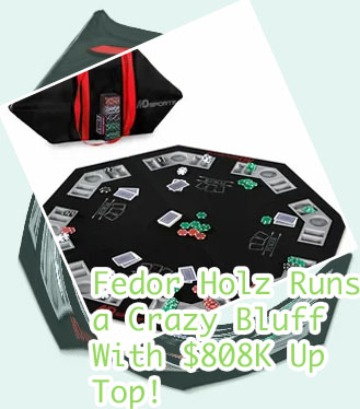 Large poker table top