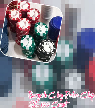 Poker set bicycle