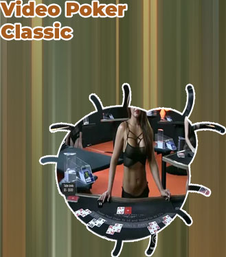 Poker with video